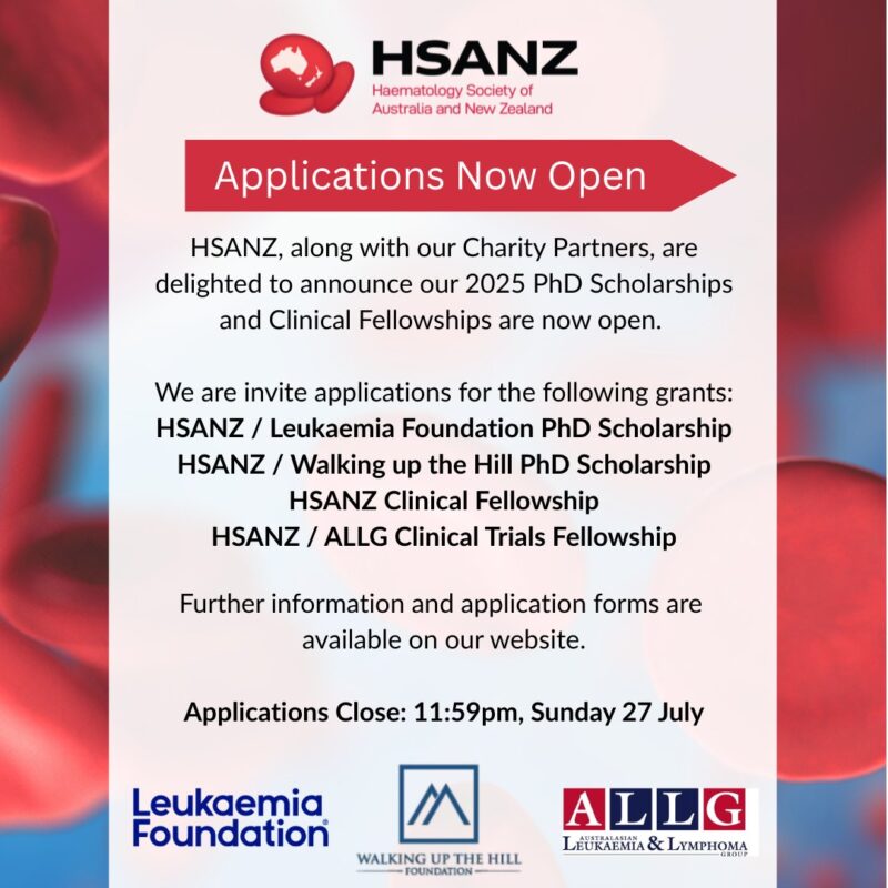 Applications are now open for our PhD Scholarships and c - HSANZ