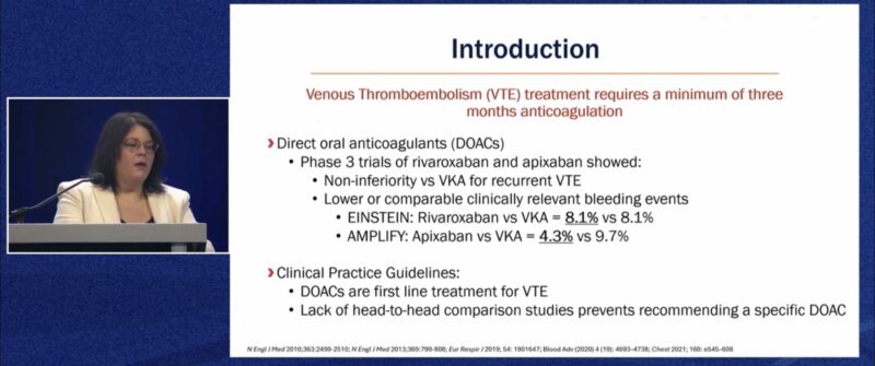 Gunnar Henrik Heine: Apixaban Substantially Safer than Rivaroxan for Initial Treatment of VTE