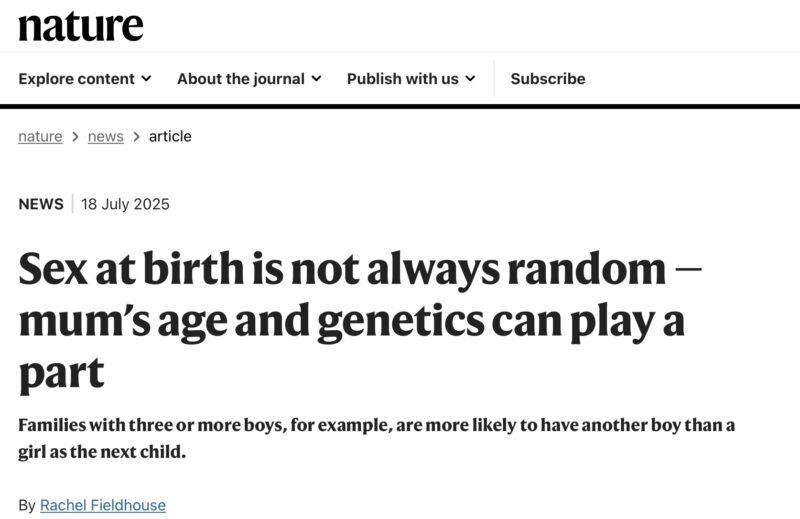 Can a Single DNA Change Decide If You’ll Have a Boy or a Girl? Scientists Think So