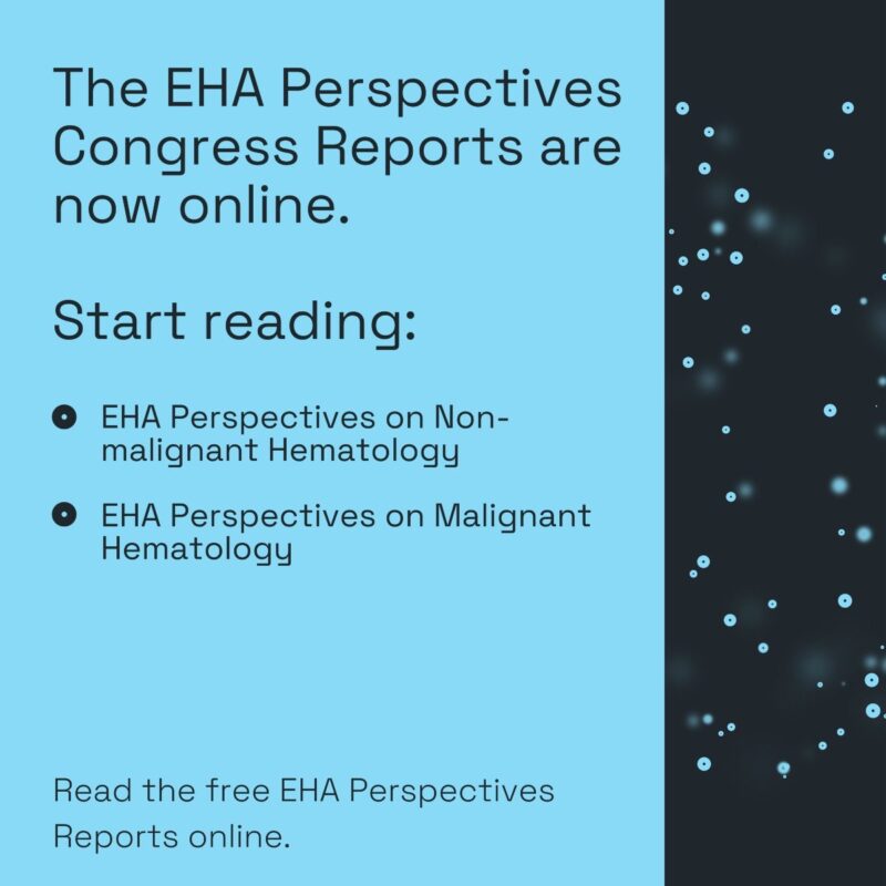 From Milan with Insights: EHA 2025 Perspectives Congress Reports Now Available Online