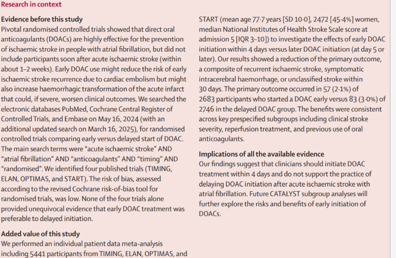 ischaemic stroke and atrial fibrillation