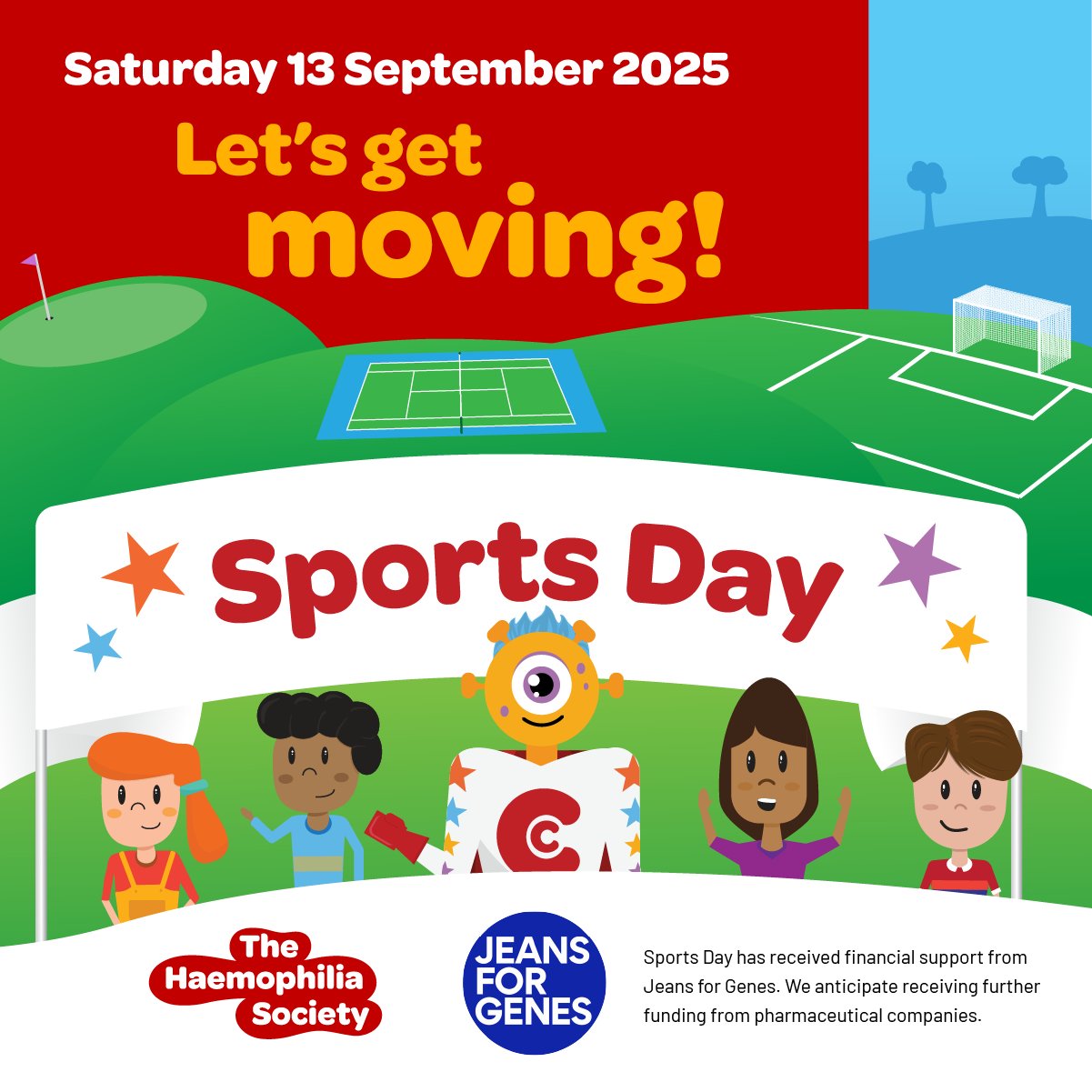 Haemophilia Society Thanks Jeans for Genes for Supporting First-Ever Haemophilia Society Sports Day