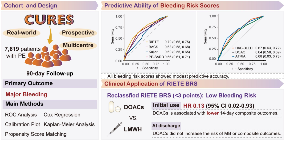 Bleeding Risk Scores in Anticoagulated PE Patients - Thrombosis and Hemostasis