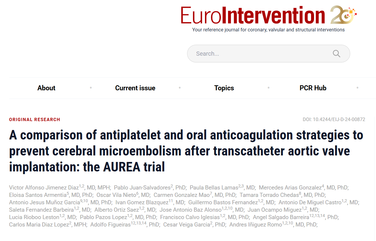 AUREA - No Added Benefit of Short-Term OAC Post-TAVI in Patients Without OAC Indication