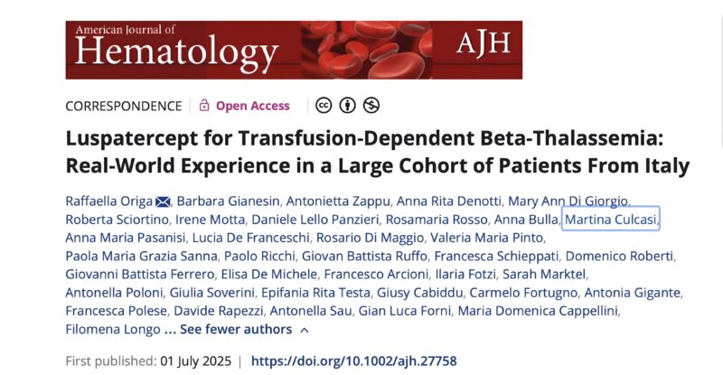 Real-World Data from Italy: Luspatercept Shows Promise in Transfusion-Dependent Beta-Thalassemia