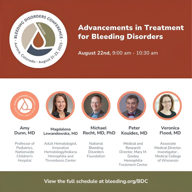 Register Now! NBDF Hosts Its 77th Bleeding Disorders Conference