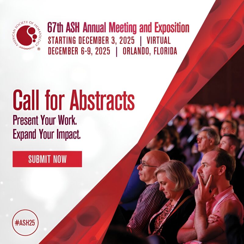 67th ASH Annual Meeting Abstract Submission is Now Open – Inspire the Future of Hematology