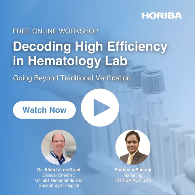 HORIBA Decoding High Efficiency in Hematology Lab: Free Online Workshop