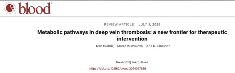 Metabolic Reprogramming in Deep Vein Thrombosis: A Novel Therapeutic Avenue Beyond Anticoagulation