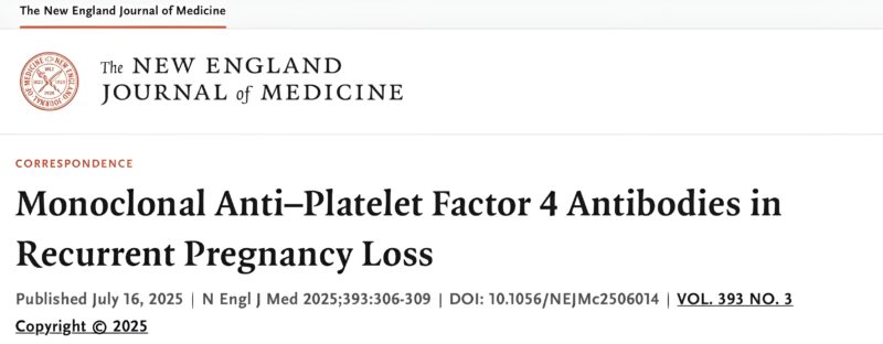 A Potential Link to Recurrent Pregnancy Loss: Monoclonal Anti-PF4 Antibodies' Role