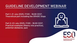 Apply Now! 2 Day ESO Webinar To Equip Physicians with Guideline Development Skills