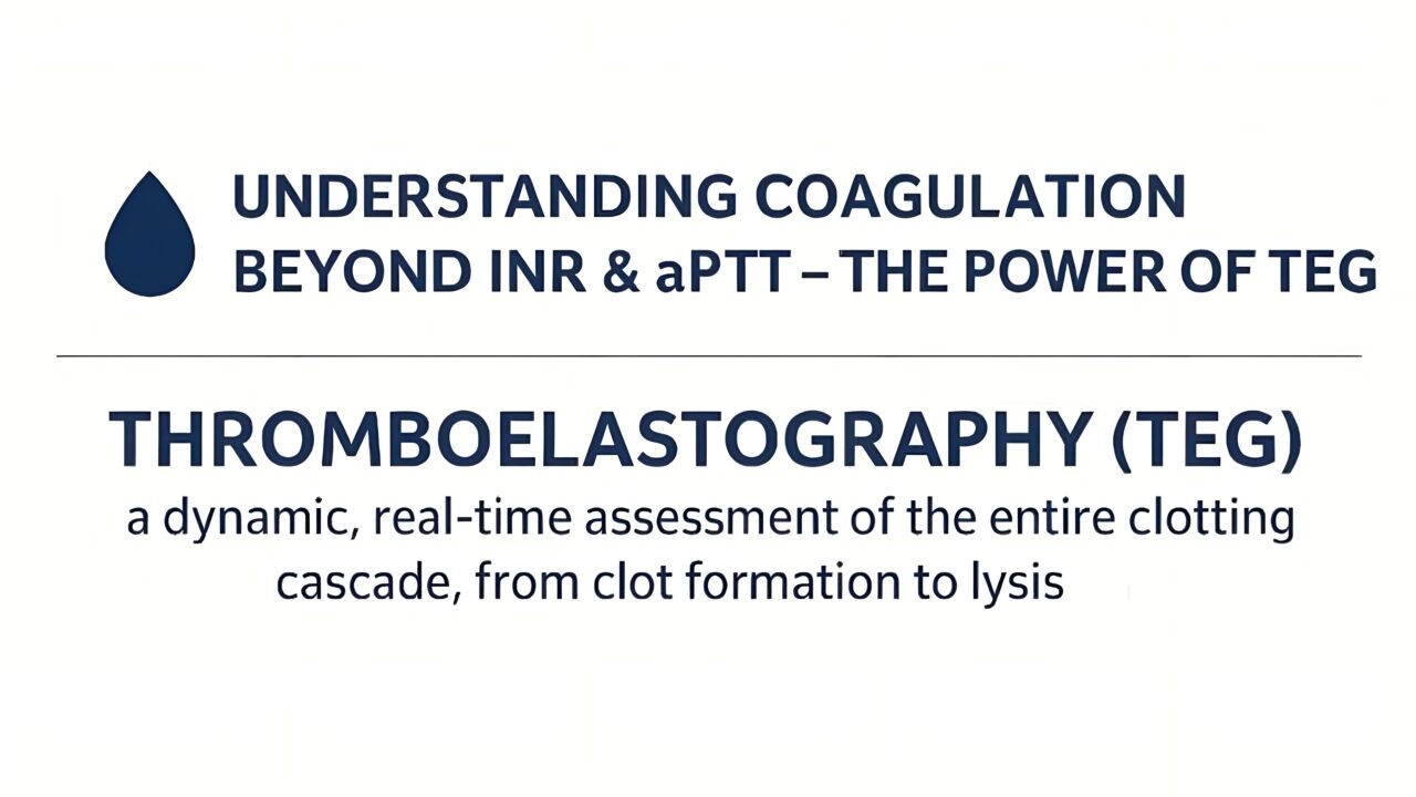 Thromboelastography: Coagulation Beyond INR and aPTT