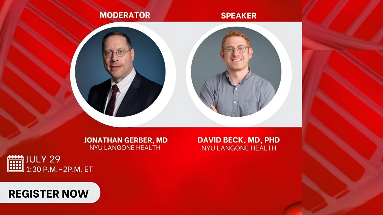 ASH Webinars on Precision Hematology: VEXAS Syndrome Explored on July 29