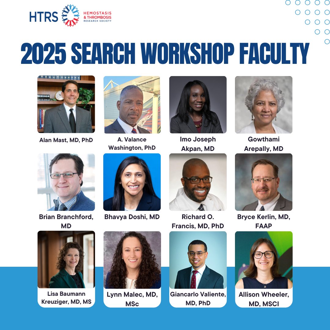 HTRS Shines Spotlight on Faculty Powering the Future of Hemostasis and Thrombosis