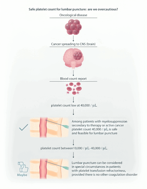 Lumbar Puncture Safety in Blood Cancers: Study Supports Platelet Count of 40 Instead of 50 - Haematologica