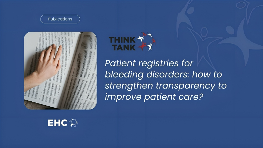 New EHC Report: Strengthening Bleeding Disorder Registries for Better Care