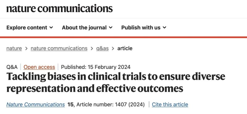 Breaking Bias in Clinical Trials: Sabine Oertelt-Prigione and Brandon Turner Share Insights on Diversity, Sex, and Gender Representation