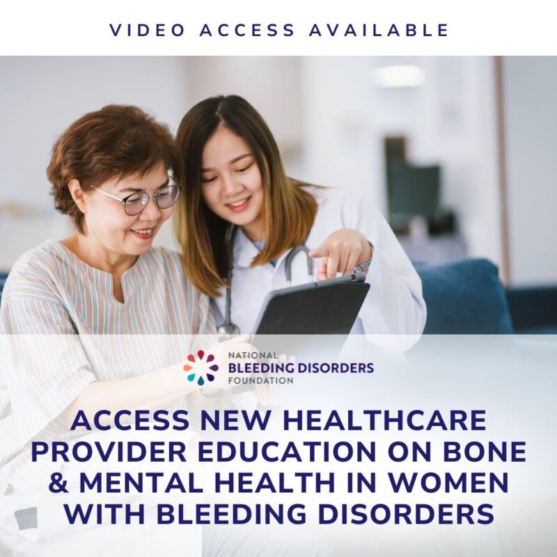Watch Now: NBDF Debuts ‘'Women’s Wellness in Bleeding Disorders’'