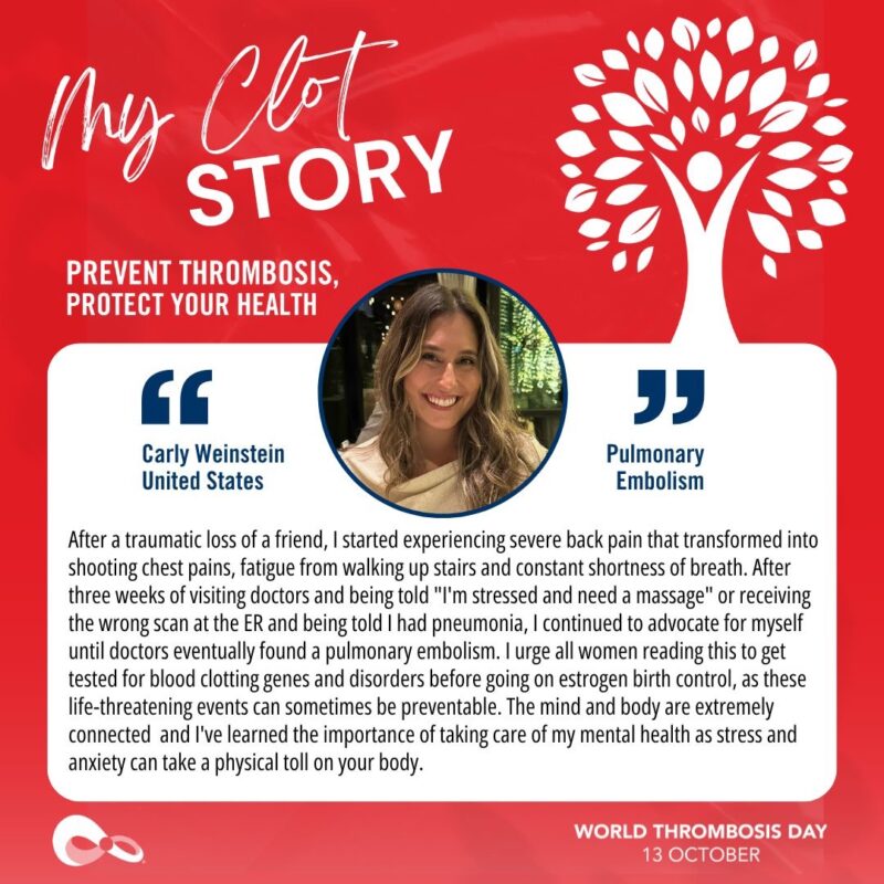 My Clot Story: Birth Control and A Life-threatening Pulmonary Embolism