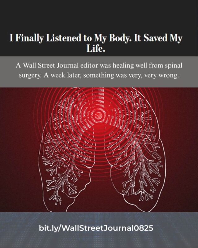 Melissa Korn's story: Recognizing Pulmonary Embolism Symptoms Can Save Lives, NBCA