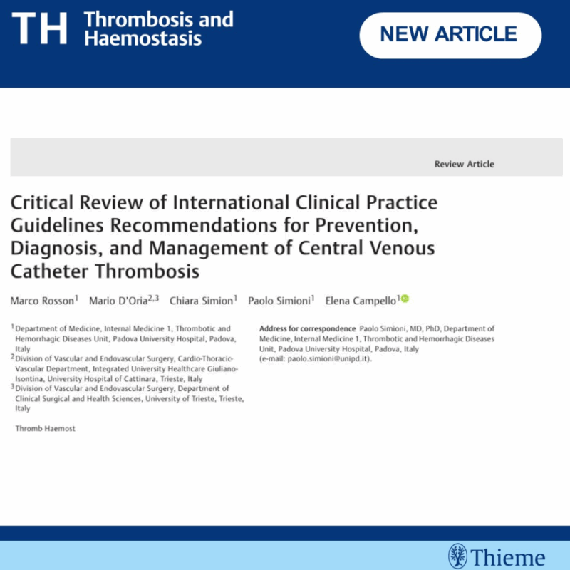 CVC-Associated Thrombosis 