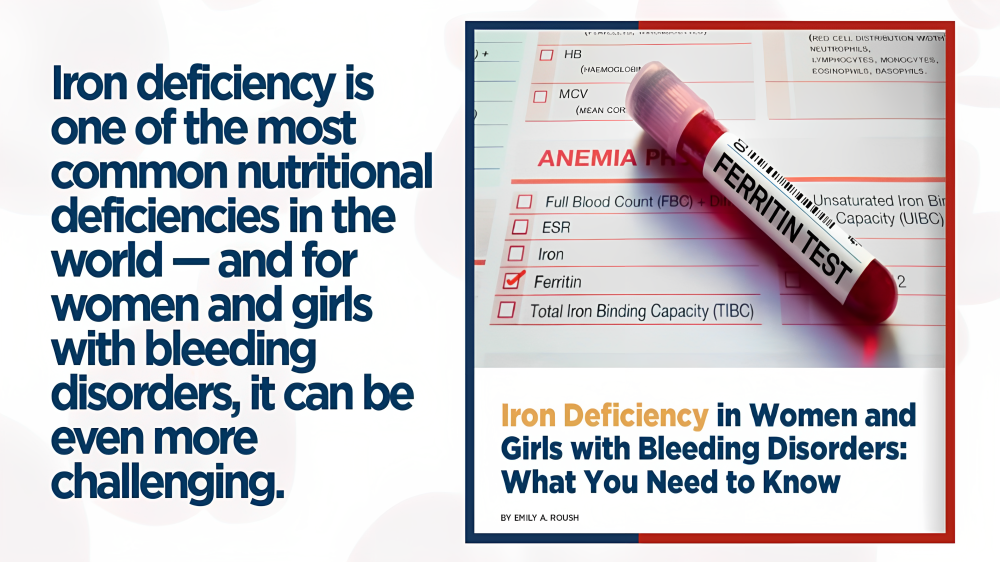 HFA Addressing Iron Deficiency in Females With Bleeding Disorders