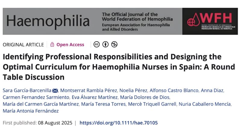 Sara García Barcenilla: High-Quality Care for People with Hemophilia and Congenital Bleeding Disorders