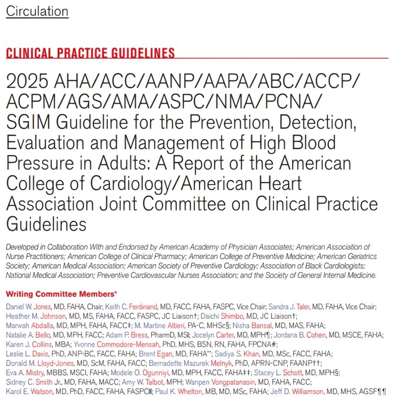 American Heart Association - High Blood Pressure Guide 2025