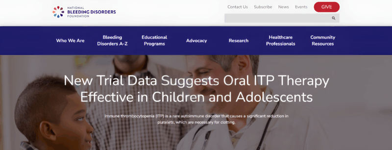 Avatrombopag Shows Promise for Pediatric Immune Thrombocytopenia in Late-Stage Global Trial: NBDF