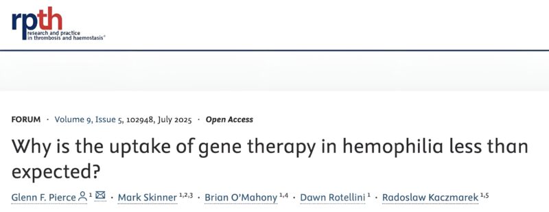 Glenn Pierce on Overcoming Barriers to Gene Therapy in Hemophilia Care