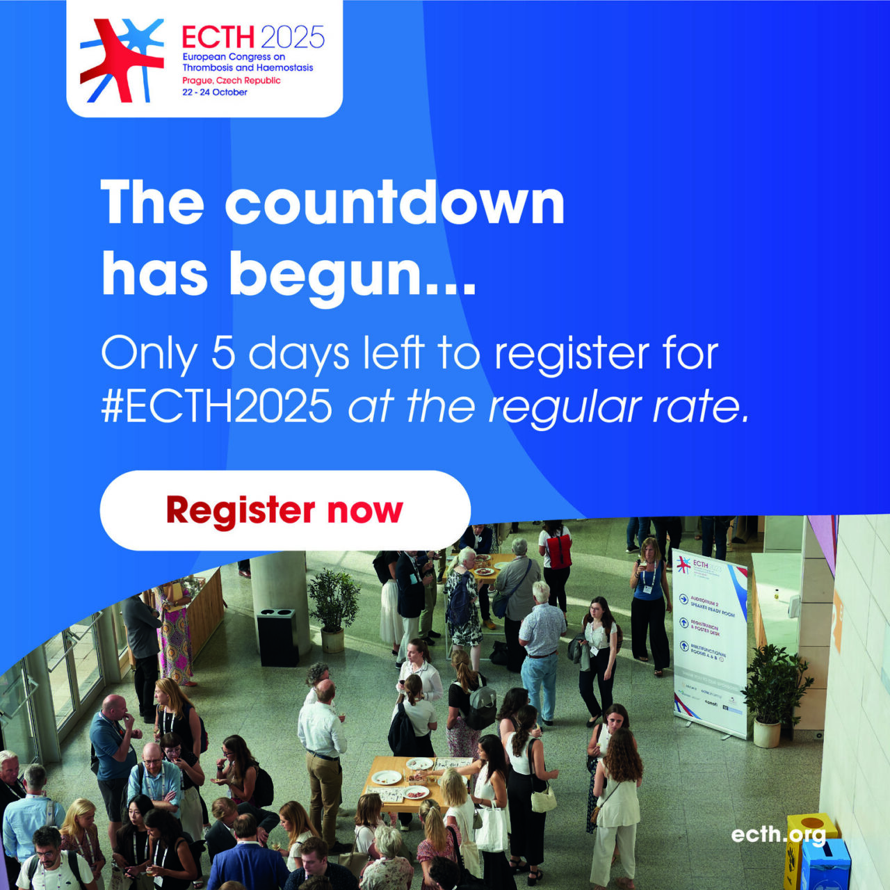 Only 5 Days Left to Register for ECTH2025!