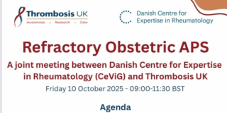 Learn About Refractory Obstetric APS: Free Thrombosis UK Event on Latest Treatments and Perspectives