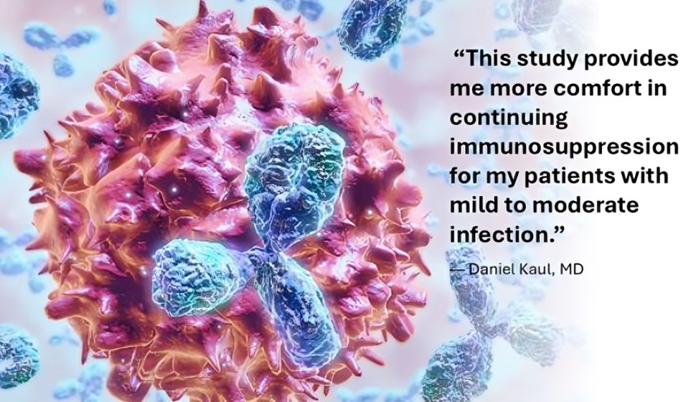 NEJM Journal Watch: Should Immunosuppression Be Interrupted During Infection? New Trial Says No Benefit