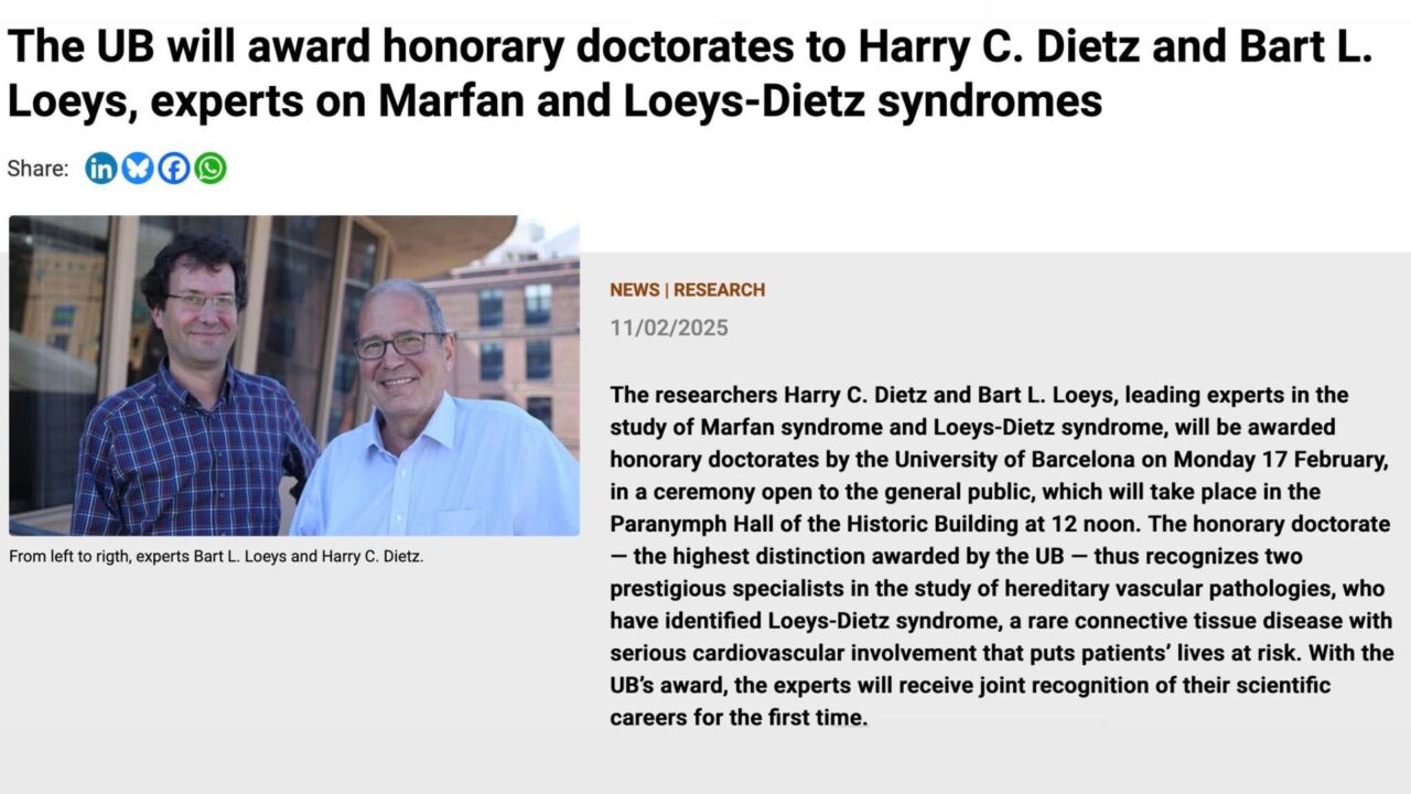 Congratulations to Bart Loeys on Receiving Doctor Honoris Causa!