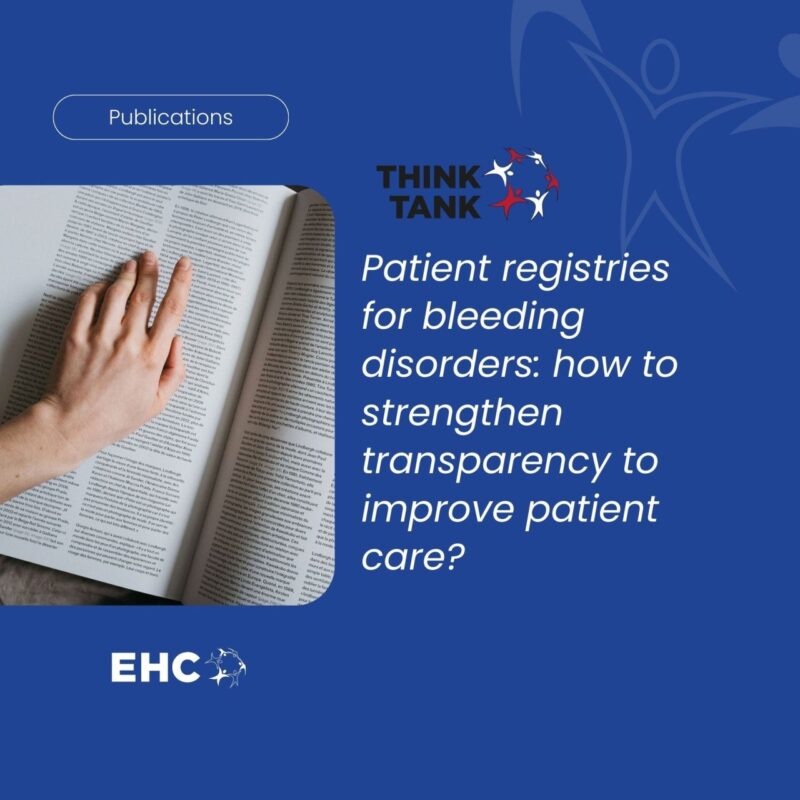 Zita Gacser: ''EHC Think Tank'' Registries for Bleeding Disorders