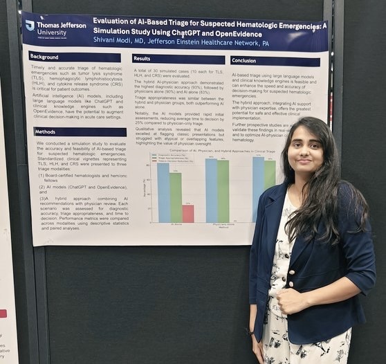Shivani Modi Presents 7 Posters at SOHO 2025: From AI to Hematologic Emergencies