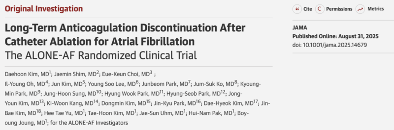 Christopher Cannon Discusses Safe Discontinuation of Anticoagulation After AFib Ablation in a New Study