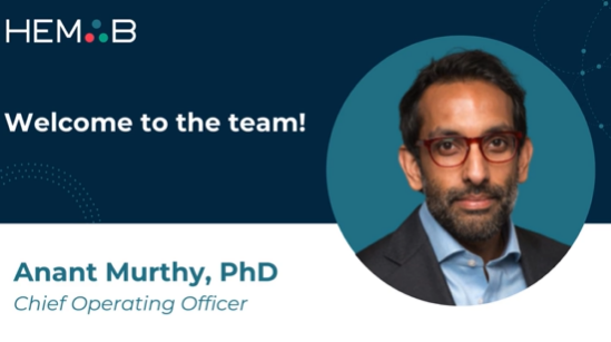New COO at Hemab Therapeutics: Anant Murthy to Advance Rare Blood Disorder Treatments