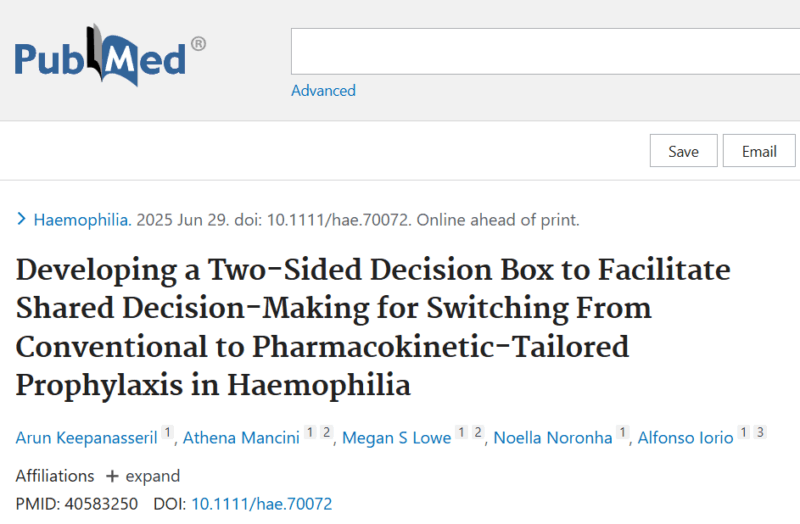 From Weight-Based to PK-Tailored Prophylaxis: A New Shared Decision-Making Approach in Hemophilia Care