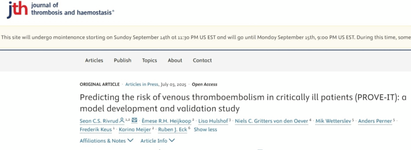 Thromboprophylaxis