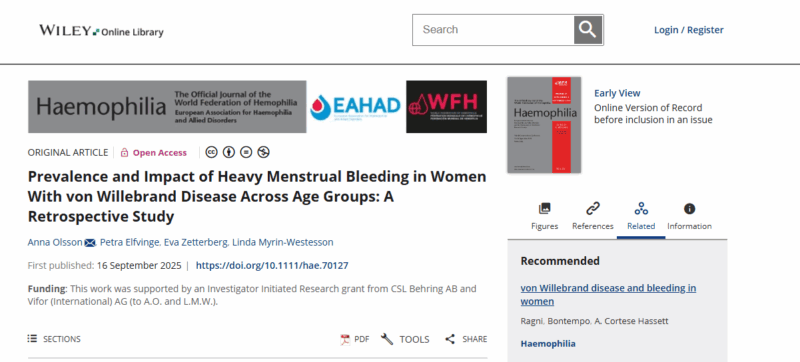 Heavy Menstrual Bleeding