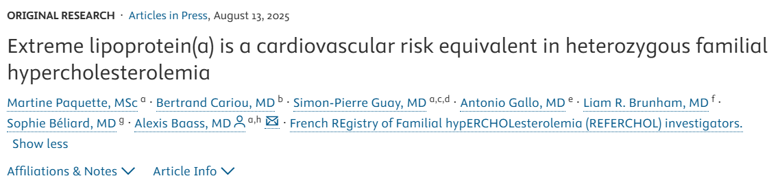 Irma Bagdoniene: Extreme Lipoprotein(a) Equals Secondary Prevention Risk in FH Patients