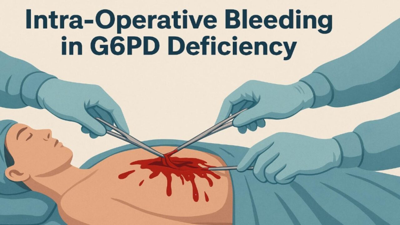 Chokri Ben Lamine: Approach to Intra-Operative Bleeding in G6P Deficiency – Key Causes and Management