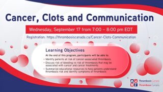 Cancer, Clots and Communication: Register Now for The Upcoming Webinar on CAT!