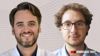 Laurent Bertoletti Congratulates Jean Escal on Winning Guy Meyer Honorary Prize