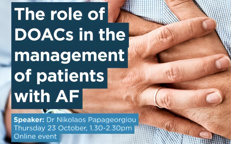 London Medical GP Webinar – The Role Of DOACs In The Management Of Patients With AF
