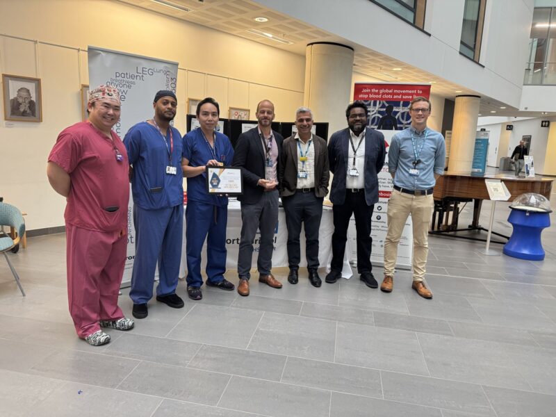 Peter Mezes Thanks Thrombosis UK and North Bristol NHS Trust for The Support