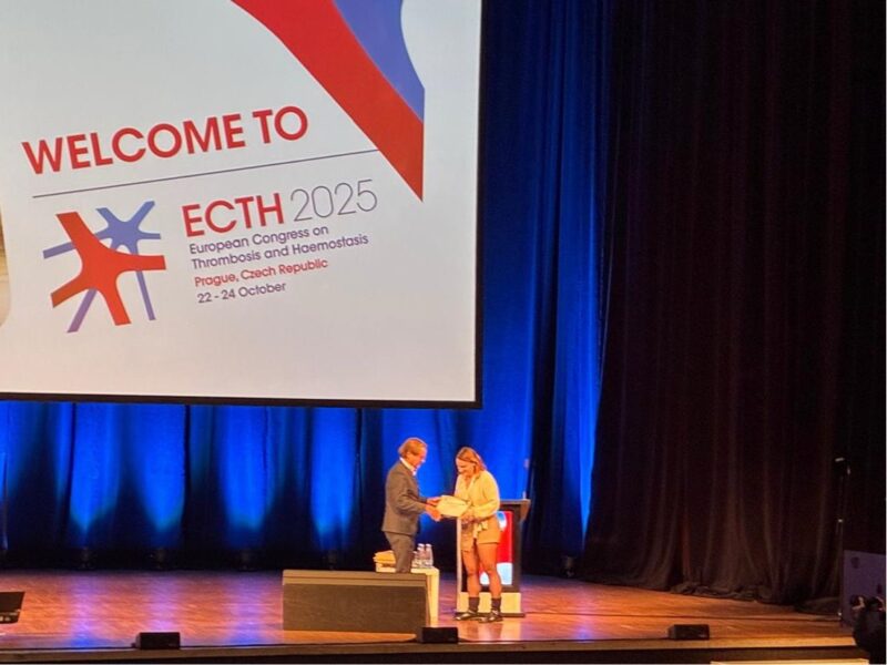 Laura Bouvet Receives the Young Investigator Award at ECTH 2025