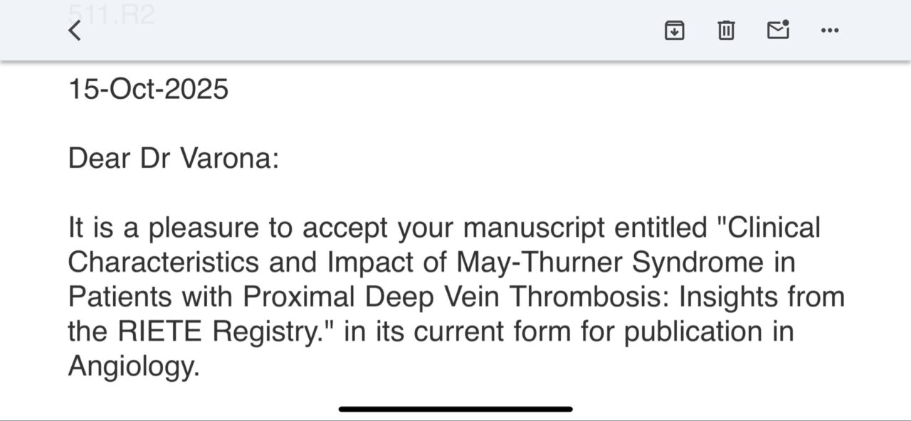 Manuel Monreal About May-Thurner Syndrome Right Treatment and Importance