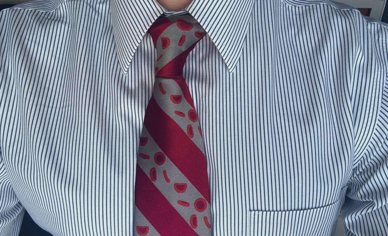 Andres Gomez: Today After Wearing This Tie for Class, a Sick BMTsm Patient Engrafted 1 Andres Gomez: Today After Wearing This Tie for Class, a Sick BMTsm Patient Engrafted